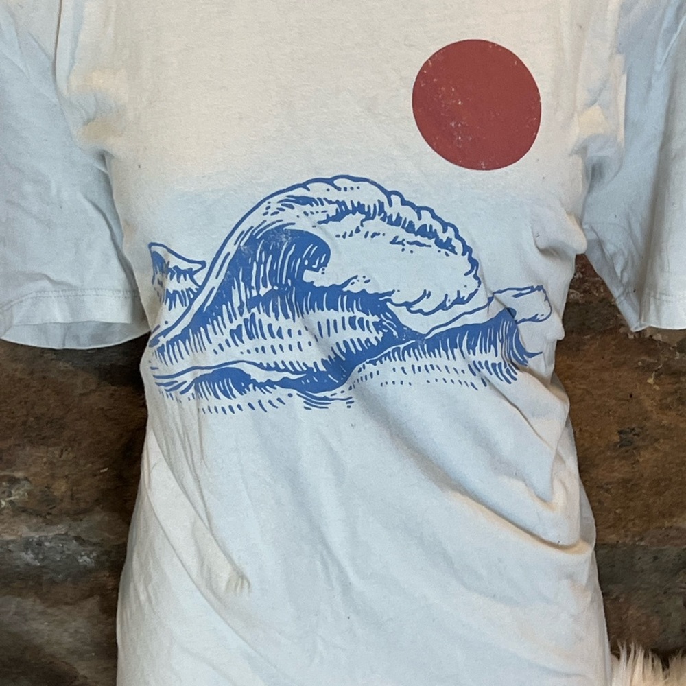 Great wave goodfellow Shirt Size L